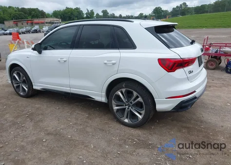2022 Audi Q3 Premium Plus 45 Tfsi S Line Quattro Tiptronic из США, поврежденный, VIN WA1EECF39N1025078